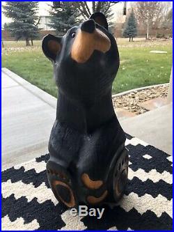 BIG SKY CARVERS Bears 15 1/2 Woodcarved Black Bear(Jeff Fleming)