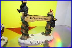 BIG SKY CARVERS By Jeff Fleming Bearfoots Christmas Park 5 Piece Set