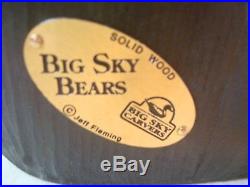BIG SKY CARVERS WOOD BEAR 20 Jeff Fleming NICE