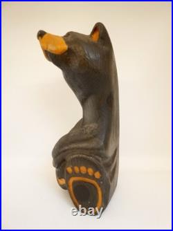 BSC Big Sky Carvers carved wood bear statue 15 tall Bearfoots