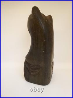 BSC Big Sky Carvers carved wood bear statue 15 tall Bearfoots