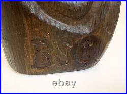 BSC Big Sky Carvers carved wood bear statue 15 tall Bearfoots