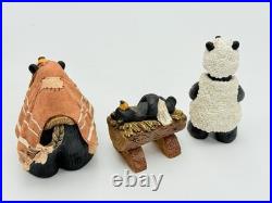 BearFoots BEARTIVITY II Nativity Figurine Set by Jeff Fleming Big Sky Carvers