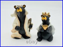 BearFoots BEARTIVITY II Nativity Figurine Set by Jeff Fleming Big Sky Carvers
