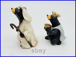 BearFoots BEARTIVITY II Nativity Figurine Set by Jeff Fleming Big Sky Carvers