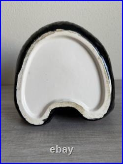 BearFoots Bear Cookie Jar by Jeff Fleming Big Sky Carvers 12 Ceramic Black Bear