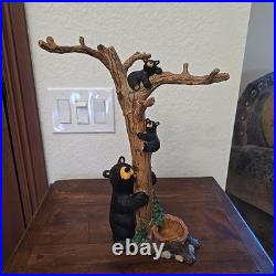 BearFoots Bear Figurine Jewelry Tree Big Sky Carvers Necklaces Vintage Ltd Ed