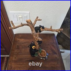 BearFoots Bear Figurine Jewelry Tree Big Sky Carvers Necklaces Vintage Ltd Ed