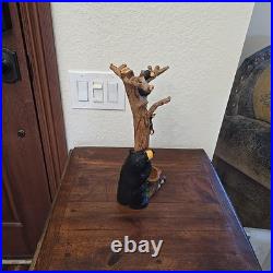 BearFoots Bear Figurine Jewelry Tree Big Sky Carvers Necklaces Vintage Ltd Ed