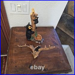 BearFoots Bear Figurine Jewelry Tree Big Sky Carvers Necklaces Vintage Ltd Ed