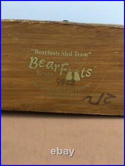 BearFoots Bears Bearfoots Sled Team by Jeff Fleming Big Sky Carvers resin fig
