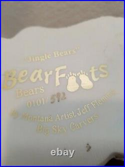 BearFoots Bears Jeff Fleming Big Sky Carvers Jingle Bears