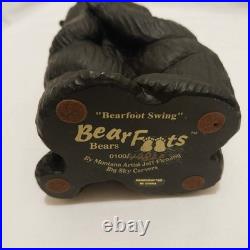 BearFoots Bears Jeff Fleming Big Sky Carvers Lot 4 Resin Figurines Barry