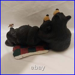 BearFoots Bears Jeff Fleming Big Sky Carvers Lot 4 Resin Figurines Barry