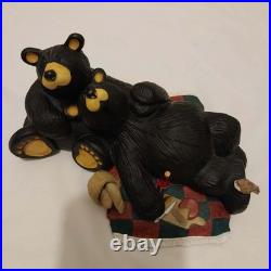 BearFoots Bears Jeff Fleming Big Sky Carvers Lot 4 Resin Figurines Barry