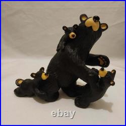 BearFoots Bears Jeff Fleming Big Sky Carvers Lot 4 Resin Figurines Barry