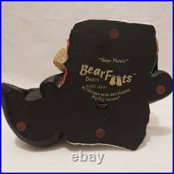 BearFoots Bears Jeff Fleming Big Sky Carvers Lot 4 Resin Figurines Barry
