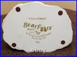 BearFoots Choir of Bears by Jeff Fleming of Big Sky Carvers #0704