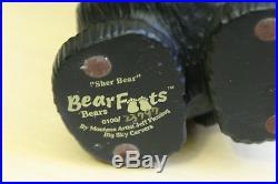 BearFoots Jeff Fleming Big Sky Carvers Lot of Four Jill and Cub Sher Bear ++
