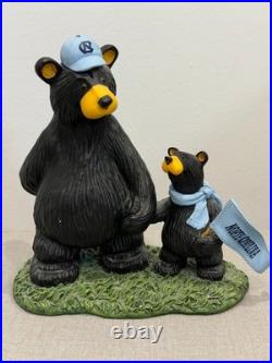 BearFoots Jeff Fleming UNC North Carolina Tar Heels Figurine Bear Statue RARE