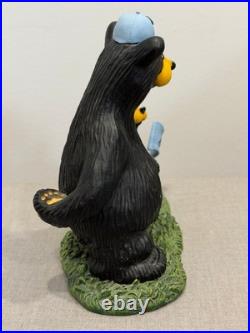 BearFoots Jeff Fleming UNC North Carolina Tar Heels Figurine Bear Statue RARE