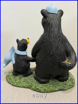 BearFoots Jeff Fleming UNC North Carolina Tar Heels Figurine Bear Statue RARE