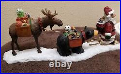 BearFoots Mountain Christmas Figurine by Jeff Fleming of Big Sky Carvers #0110