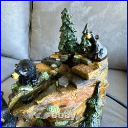 BearFoots Mountain Fountain Tabletop Fountain Electric Indoor Resin Forest Decor BearFoots Mountain Fountain Tabletop Fountain Electric Indoor Resin Forest Decor