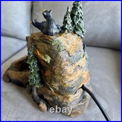 BearFoots Mountain Fountain Tabletop Fountain Electric Indoor Resin Forest Decor BearFoots Mountain Fountain Tabletop Fountain Electric Indoor Resin Forest Decor