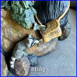 BearFoots Mountain Fountain Tabletop Fountain Electric Indoor Resin Forest Decor BearFoots Mountain Fountain Tabletop Fountain Electric Indoor Resin Forest Decor