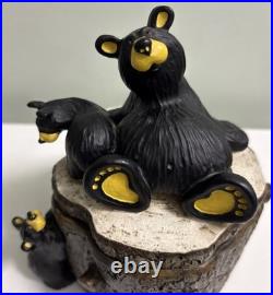 BearFoots Three Bears Box Jeff Fleming Big Sky Carvers Trinket Box