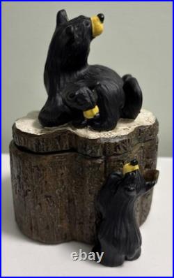 BearFoots Three Bears Box Jeff Fleming Big Sky Carvers Trinket Box