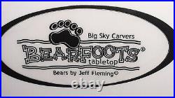 Bear Cookie Jar Bearfoot's Tabletop Big Sky Carver's by Jeff Fleming u9