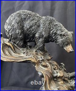 Bear &Cubs Sculpture Big Sky Carvers Signature Series Marc Pierce Signed Numbere