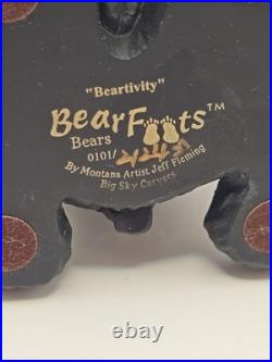 Bear Foots Beartivity nativity Big Sky Carvers 10 piece set