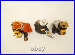 Bear Foots Beartivity nativity Big Sky Carvers 3 wise'men' kings