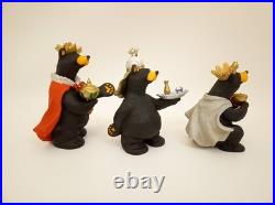 Bear Foots Beartivity nativity Big Sky Carvers 3 wise'men' kings