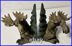 Bear Foots Big Sky Carvers Moose Love Collectible Figurine Book Ends