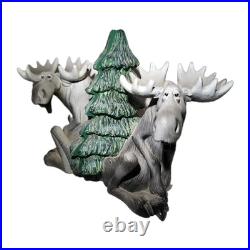 Bear Foots Big Sky Carvers Moose Love Collectible Figurine Book Ends