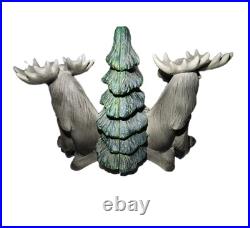 Bear Foots Big Sky Carvers Moose Love Collectible Figurine Book Ends