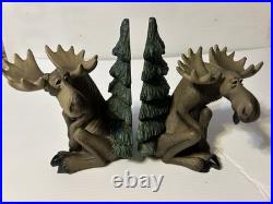 Bear Foots Big Sky Carvers Moose Love Collectible Figurine Book Ends