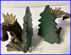 Bear Foots Big Sky Carvers Moose Love Collectible Figurine Book Ends