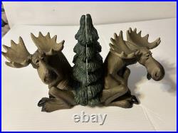 Bear Foots Big Sky Carvers Moose Love Collectible Figurine Book Ends