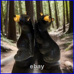 Bear Foots Big Sky Carving Simon & Schuster By Jeff Fleming -Montana- Bookends