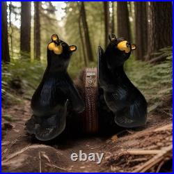 Bear Foots Big Sky Carving Simon & Schuster By Jeff Fleming -Montana- Bookends