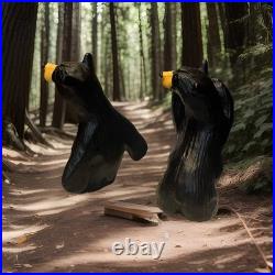 Bear Foots Big Sky Carving Simon & Schuster By Jeff Fleming -Montana- Bookends