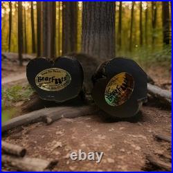 Bear Foots Big Sky Carving Simon & Schuster By Jeff Fleming -Montana- Bookends