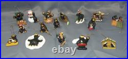 Bear Foots Black Bear Lot Of 16 JEFF FLEMING Rustic Big Sky Christmas Ornaments
