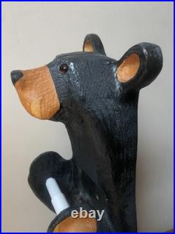 Bear Toilet Paper Holder by Big Sky Carvers Bears Jeff Fleming Real Wood