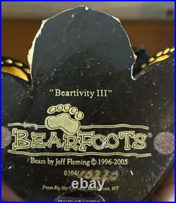Bearfoots BEARTIVITY III Black Bear Figurines Nativity Set Jeff Fleming Big Sky